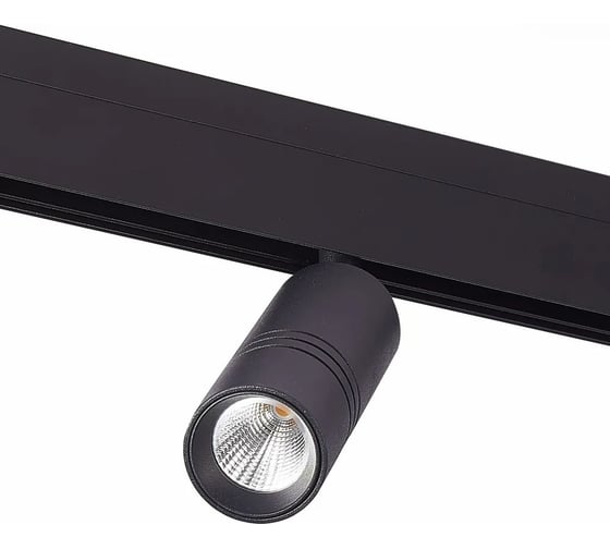 Магнитный трековый светильник ALMA LIGHT черный, led, 1x12w, 3000k, 1020lm, l-xw44xh130, 48v, ALC00201BK-3000K-LED.1x12W