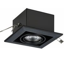 Встраиваемый светильник ALMA LIGHT черный, gu10, 1x50w, l126xw126xh70, без лампы, ALD00163BK-MK1-GU10.1x50W