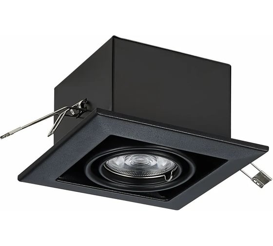 Встраиваемый светильник ALMA LIGHT черный, gu10, 1x50w, l126xw126xh70, без лампы, ALD00163BK-MK1-GU10.1x50W 1