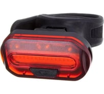 Велосипедный фонарь STG JY6068T, задний, резин. Хомут. Бат: (2 *CR2032) черный Х81486