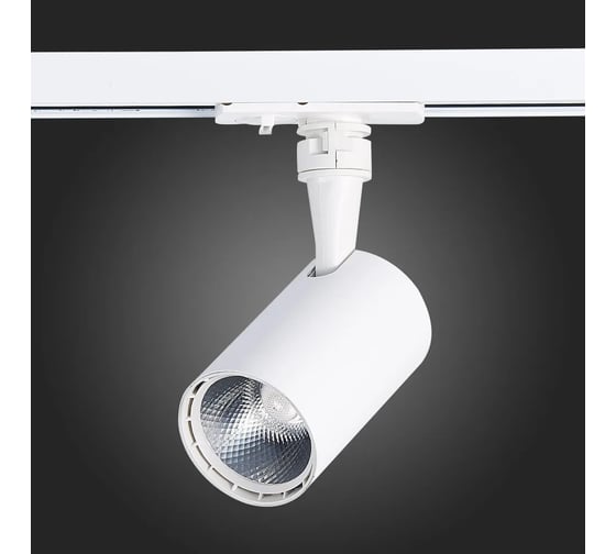 Трековый светильник ALMA LIGHT белый, матовый, led, 1x10w, 3000k, 900lm, l98xw59xh154, 100-240v, ALC00197WH-3000K-LED.1x10W
