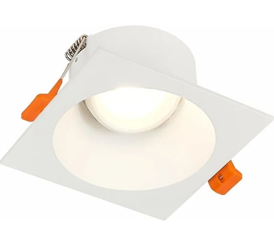 Встраиваемый светильник ALMA LIGHT белый, матовый, gu10, 1x50w, l103xw103xh52, без лампы, ALD00131WH-SQ-GU10.1x50W