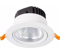 Встраиваемый светильник ALMA LIGHT белый, led, 1x15w, 3000k, 1125lm, d109xh65, AL9503DW15W-3K-36