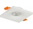 Встраиваемый светильник ALMA LIGHT белый, матовый, gu10, 1x50w, l94xw94xh27, без лампы, AL9009DW01WH-SQ 1