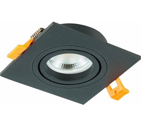 Встраиваемый светильник ALMA LIGHT черный, gu10, 1x50w, ip20, l92xw92xh27, 220v, без лампы, ALD00193BK-MK1-GU10.1x50W