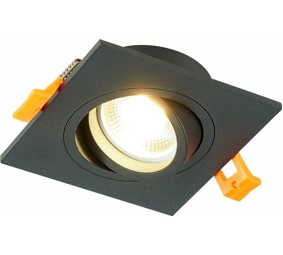 Встраиваемый светильник ALMA LIGHT черный, gu10, 1x50w, ip20, l92xw92xh27, 220v, без лампы, ALD00193BK-MK1-GU10.1x50W
