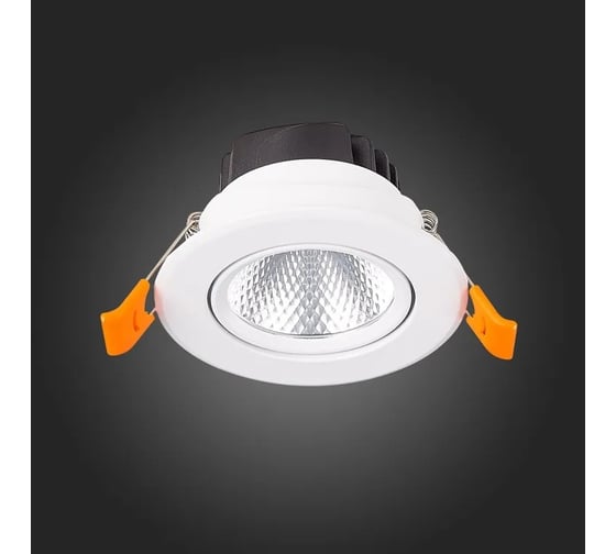 Встраиваемый светильник ALMA LIGHT белый, led, 1x8w, 3000k, 640lm, d86xh50, AL9503DW08W-3K-36