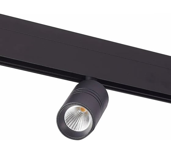 Магнитный трековый светильник ALMA LIGHT черный, led, 1x7w, 4000k, 595lm, l-xw44xh90, 48v, ALC00202BK-4000K-LED.1x7W
