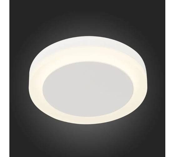 Потолочный светильник ALMA LIGHT белый led 1x6w 4000k 468lm d110xh20, ALC00016WH-4000K-LED.1x6W