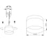 Потолочный светильник ALMA LIGHT белый led 1x12w 4000k 936lm d100xh90, ALC00037WH-4000K-LED.1x12W 5