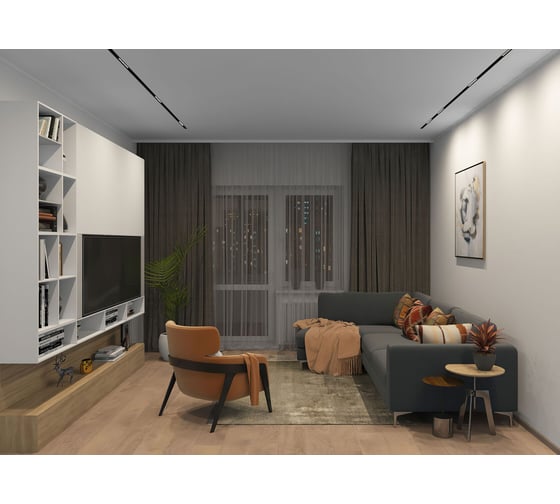 Трековый светильник DENKIRS Smart DK8001-BK