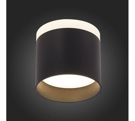 Потолочный светильник ALMA LIGHT черный led 1x9w 4000k 702lm d79xh75, ALMA LIGHT ALC00036BK-4000K-LED.1x9W