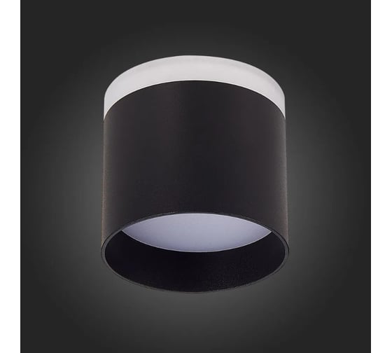 Потолочный светильник ALMA LIGHT черный led 1x9w 4000k 702lm d79xh75, ALMA LIGHT ALC00036BK-4000K-LED.1x9W