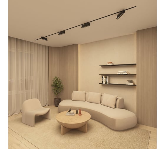 Трековый светильник DENKIRS Edder DK6636-BK