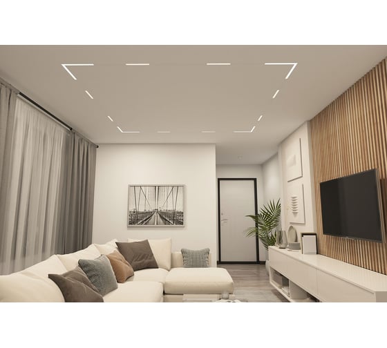 Угловой трековый светильник DENKIRS Smart DK8014-WH