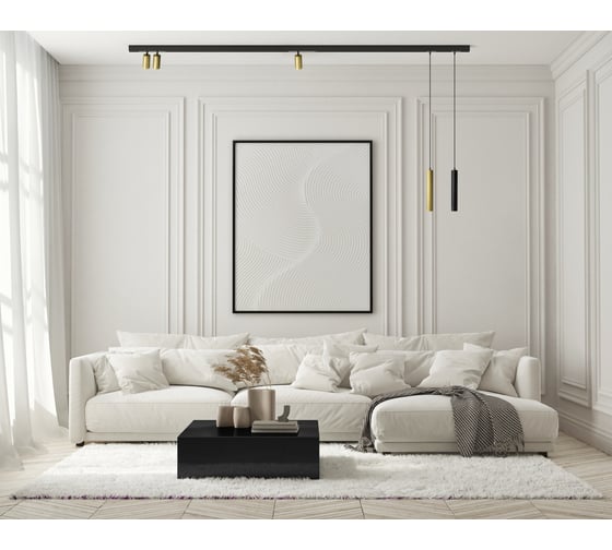 Подвесной трековый светильник DENKIRS Smart DK8008-BK