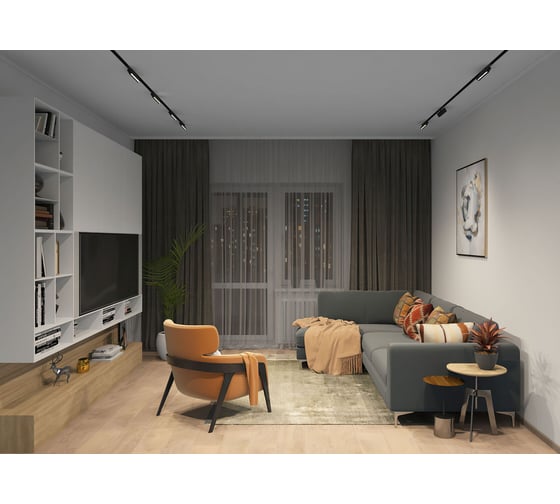 Трековый светильник DENKIRS Smart DK8006-BK