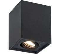 Потолочный светильник ALMA LIGHT черный, матовый gu10 1x50w, ALC00109BK-MK1-GU10.1x50W