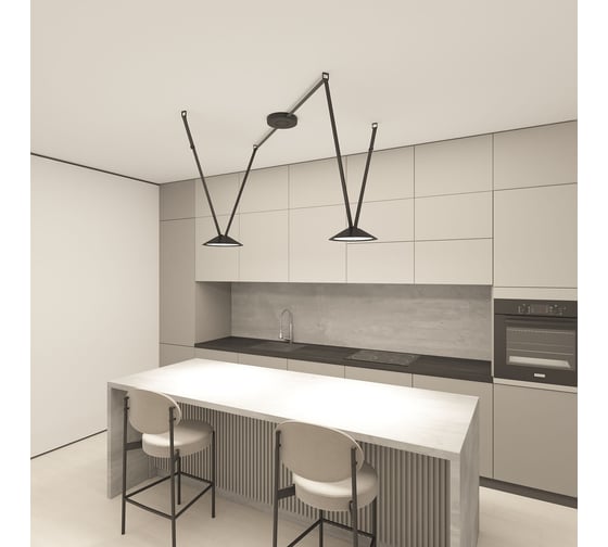 Трековый светильник DENKIRS BELTY FLOW DK5564-BK