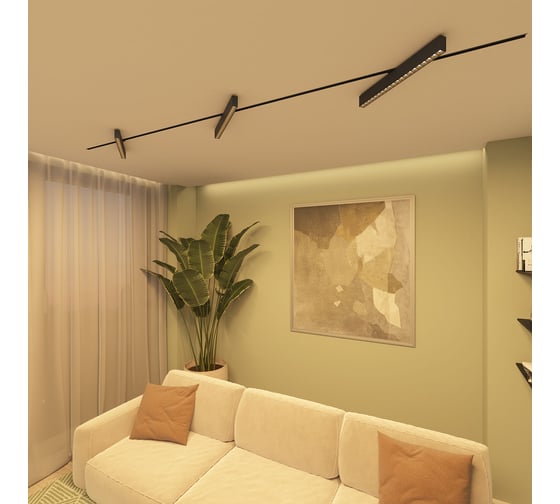 Трековый светильник DENKIRS Edder DK6634-BK