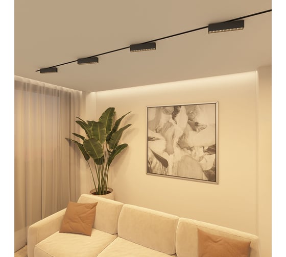 Трековый светильник DENKIRS Edder DK6434-BK