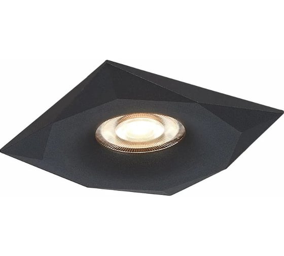 Встраиваемый светильник ALMA LIGHT черный, матовый gu10 1x50w l95xw95xh25, без лампы, AL9007DW01BK