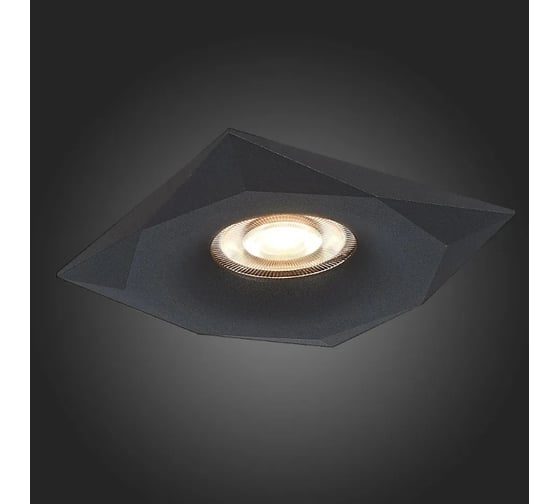 Встраиваемый светильник ALMA LIGHT черный, матовый gu10 1x50w l95xw95xh25, без лампы, AL9007DW01BK