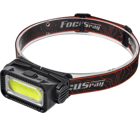 Налобный аккумуляторный фонарь 1307 встроенный акб.18650 1200 мАh 3,7V диод СОВ 3W Focusray 890187