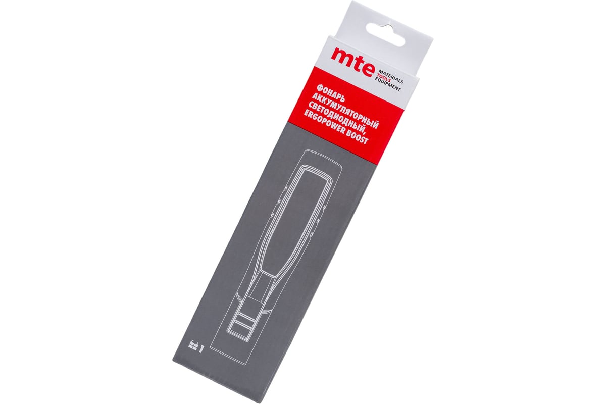Аккумуляторный светодиодный фонарь MTE LED ergopower boost USB ...
