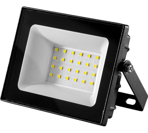 Светодиодный прожектор ELF LED, SMD, 30Вт, черный корпус, IP65, белый ELFLED-FL-30W-black-W 1