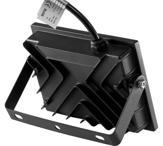 Светодиодный прожектор ELF LED, SMD, 50Вт, черный корпус, IP65, белый ELFLED-FL-50W-black-W