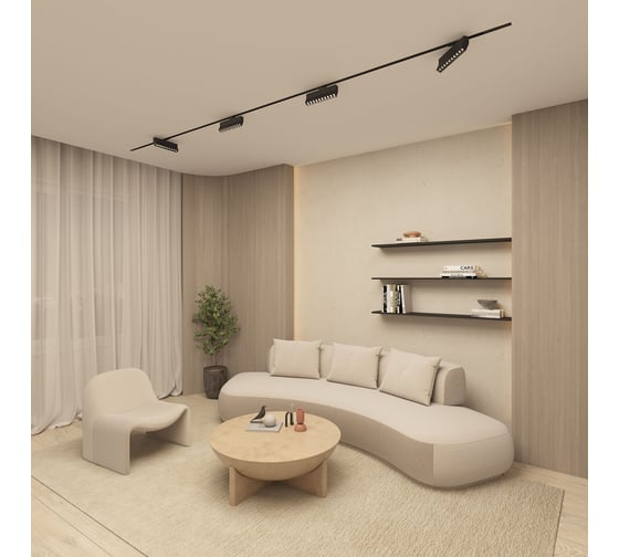 Трековый светильник DENKIRS Edder DK6646-BK