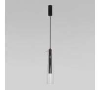 Подвесной светильник Eurosvet led со стеклянным плафоном 50253/1 led черный a063277