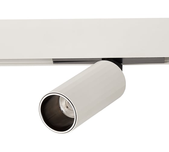 Магнитный трековый светильник ST luce белый led 1x12w 4000k 700lm d50xh173 48v, ST807.546.12