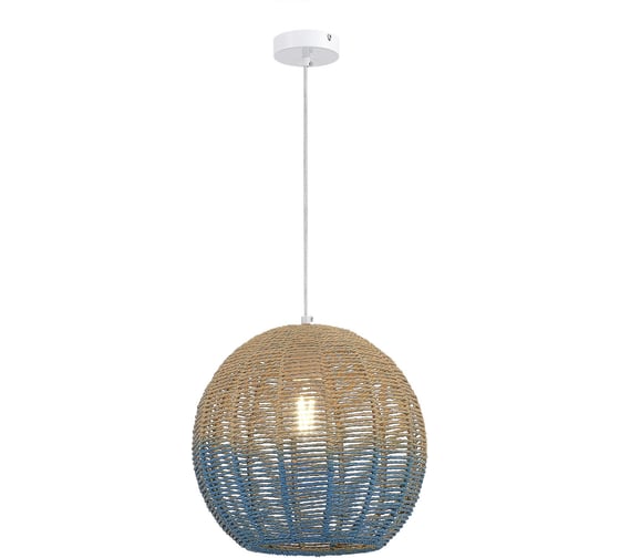 Подвесной светильник ST luce белый/бежевый, cиний e27 1x40w, SL1514.523.01