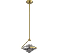 Подвесной светильник ST luce латунь/дымчато-серый led 1x19w 3000k, SL6115.303.01