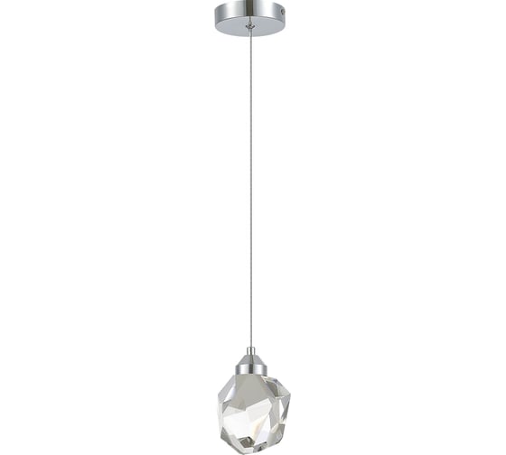 Подвесной светильник ST luce хром/прозрачный led 1x3w 3000k, SL6114.103.01