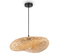 Подвесной светильник Freya wavy 1хe27x60w металл коричневый FR5243PL-01BR8