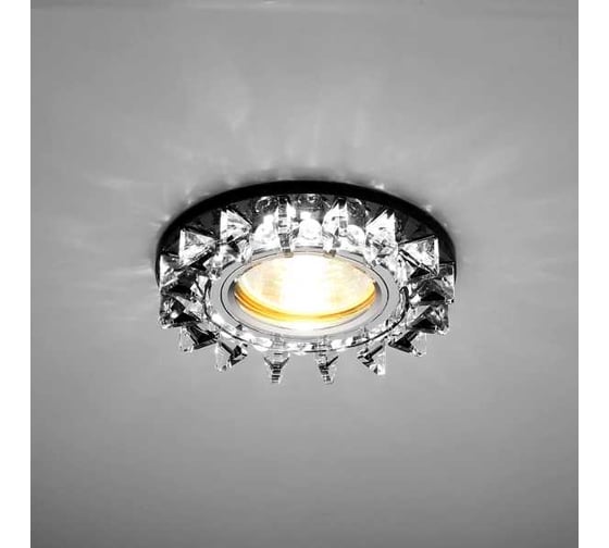 Светильник LightStandart Bohemia LED 51 5 71 из граненого стекла, черный MR16+LED IT8672