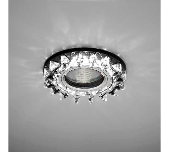 Светильник LightStandart Bohemia LED 51 5 71 из граненого стекла, черный MR16+LED IT8672