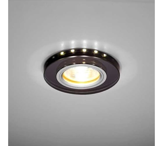 Светильник LightStandart Bohemia LED 51 6 71 из гладкого стекла, черный MR16+LED IT8700
