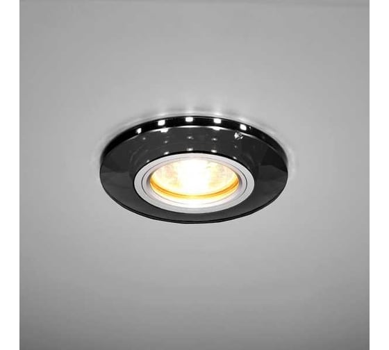 Светильник LightStandart Bohemia LED 51 7 71 из граненого стекла, черный MR16+LED IT8703