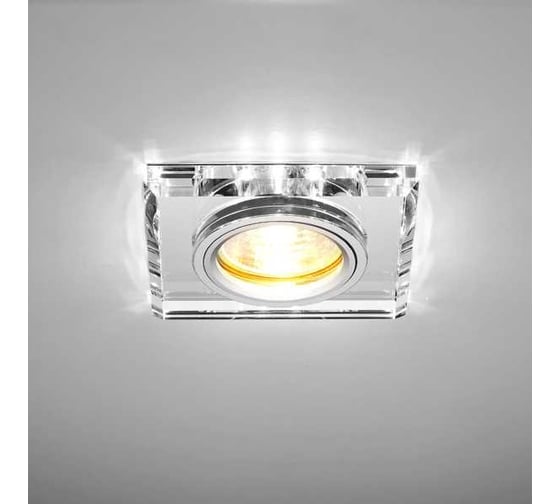 Светильник LightStandart Bohemia LED 51 8 70 тонкий, стеклянный, прозрачный MR16+LED IT8705