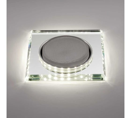 Светильник LightStandart Bohemia LED 53 6 70 декоративный, из ограненного стекла, со светодиодной подсветкой, GX53, прозрачный IT8916