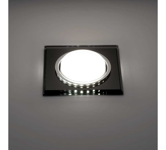 Светильник LightStandart Bohemia LED 53 6 71 декоративный, из ограненного стекла, со светодиодной подсветкой, GX53, черный IT8917