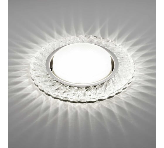 Светильник LightStandart Emilia LED 53 7 70 декоративный, из полимера, со светодиодной подсветкой, GX53, прозрачный IT8898