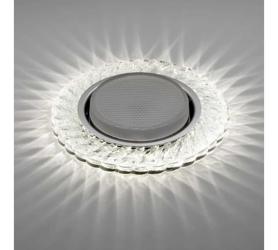 Светильник LightStandart Emilia LED 53 7 70 декоративный, из полимера, со светодиодной подсветкой, GX53, прозрачный IT8898