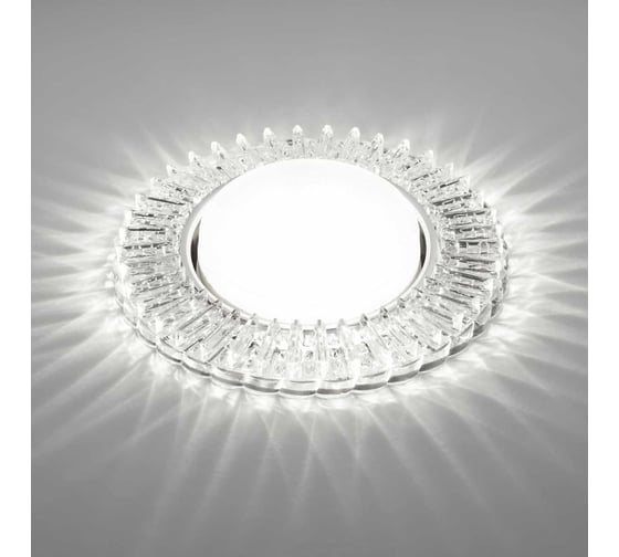 Светильник LightStandart Emilia LED 53 8 70 декоративный, из полимера, со светодиодной подсветкой, GX53, прозрачный IT8899