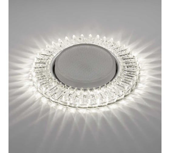 Светильник LightStandart Emilia LED 53 8 70 декоративный, из полимера, со светодиодной подсветкой, GX53, прозрачный IT8899