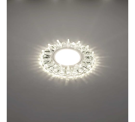 Светильник LightStandart Emilia LED 51 8 70 декоративный, из полимера, со светодиодной подсветкой, MR16, прозрачный IT8901